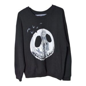 Tim Burton's Disney Nightmare Before Christmas Black & White Sally Sweatshirt XL